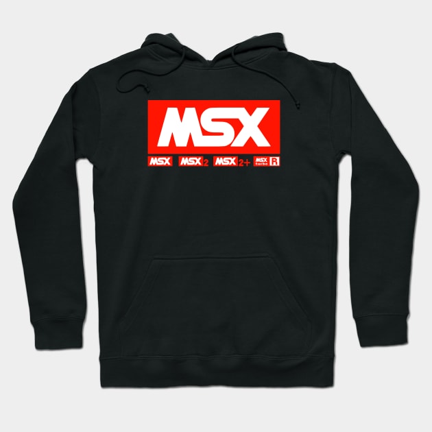 MSX Logo - Vintage Retro Computer Hoodie by Issho Ni